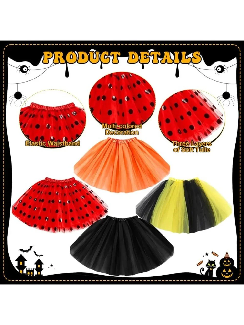 Spooky Insect Costume Accessories Set for Halloween Cosplay Party Fun